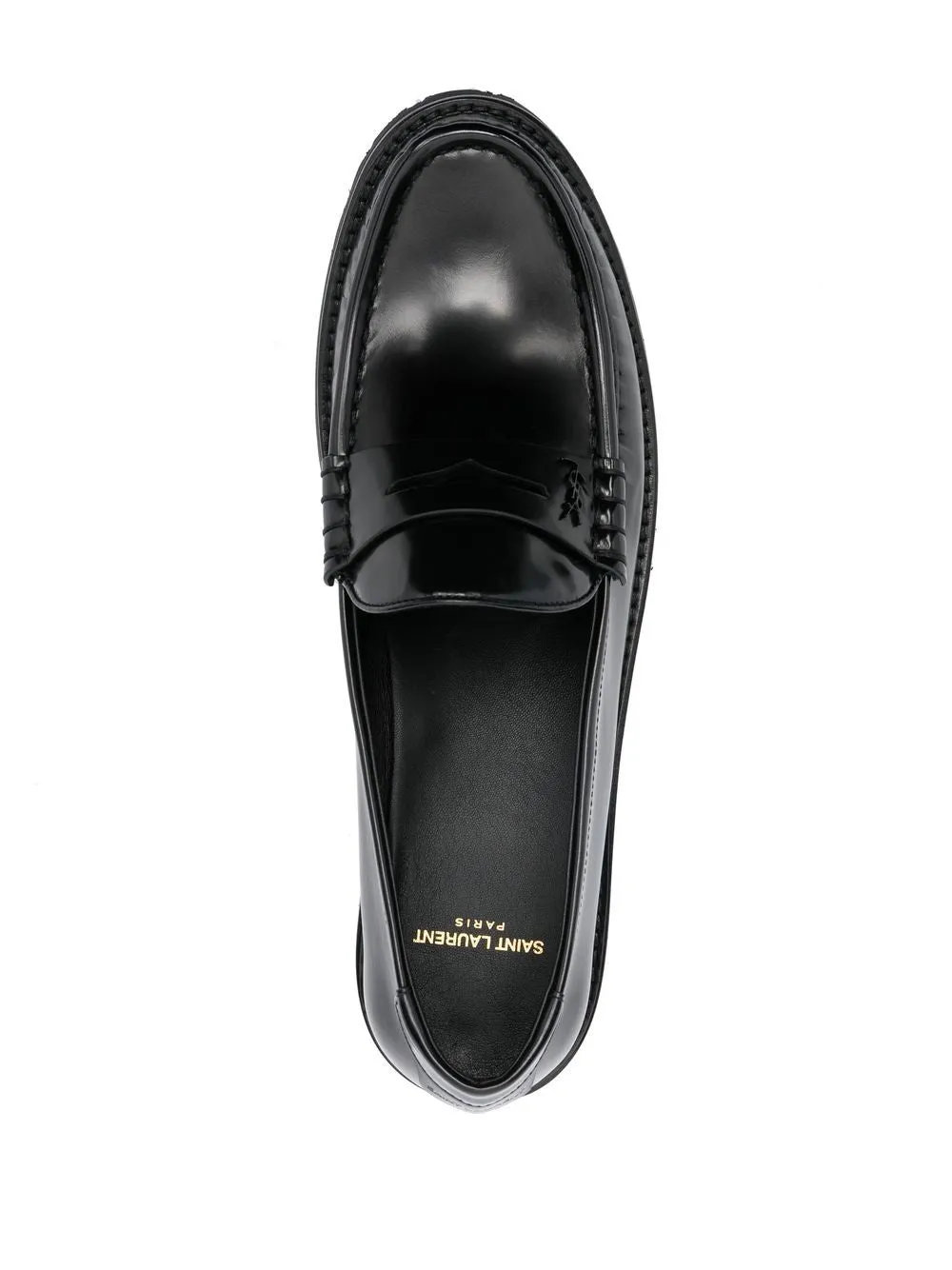 LE LOAFER HIGH-SHINE FINISH FLAT SHOES