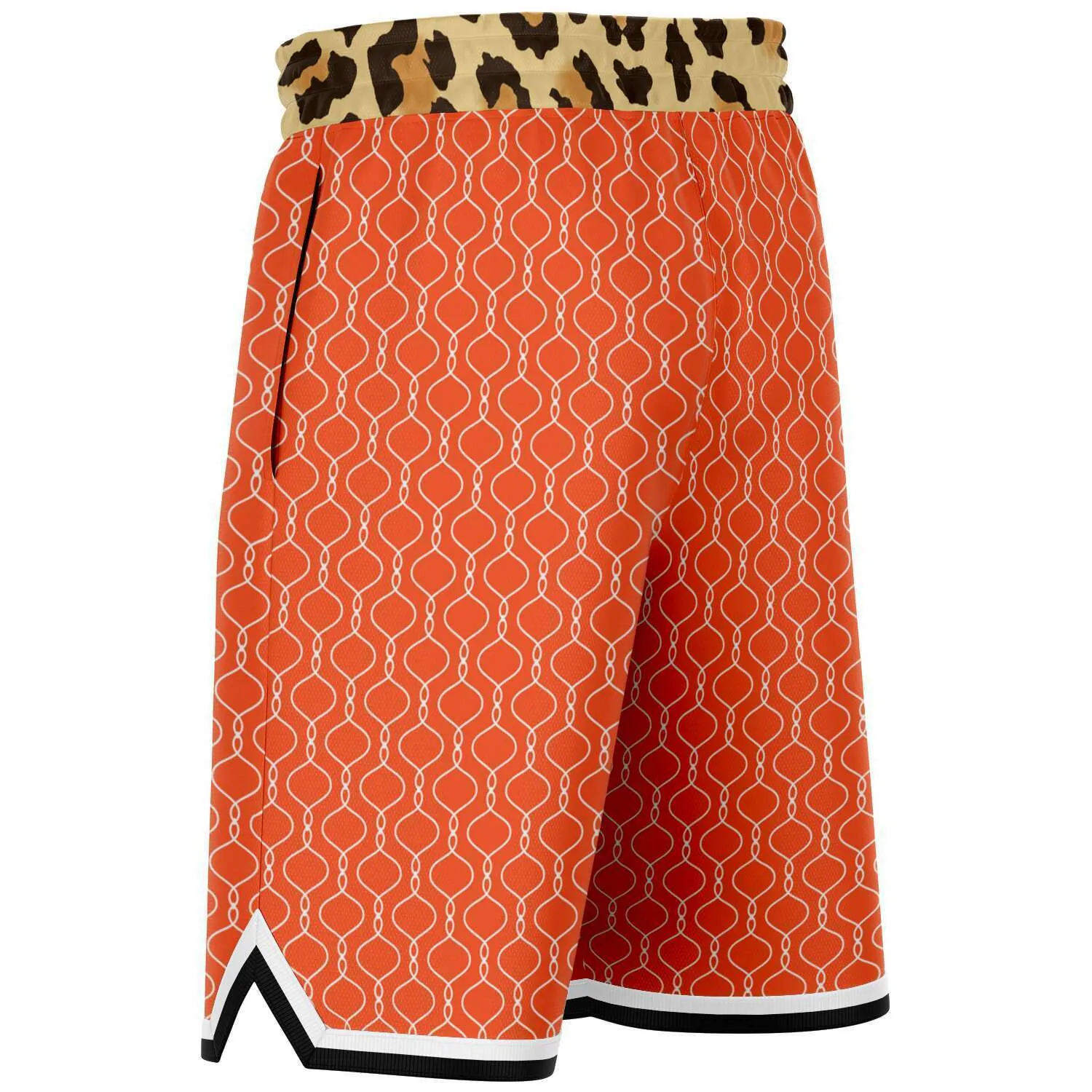 Me So Leopard Unisex Basketball Shorts