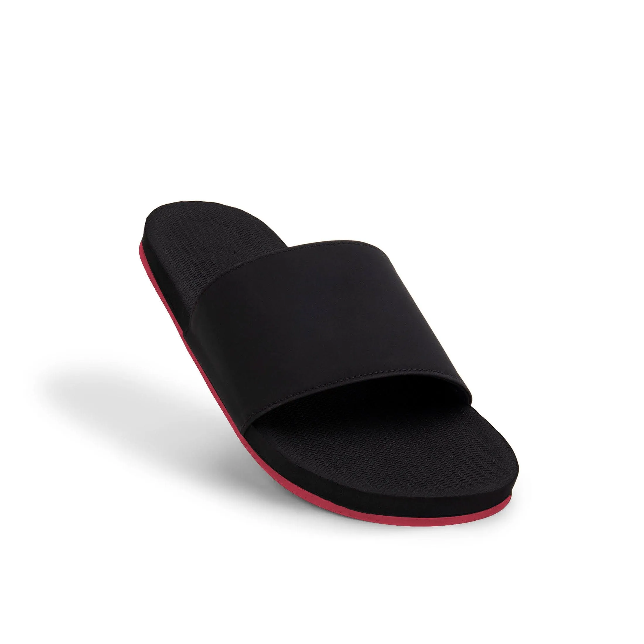 Men’s Slide Sneaker Sole - Red Sole/Black