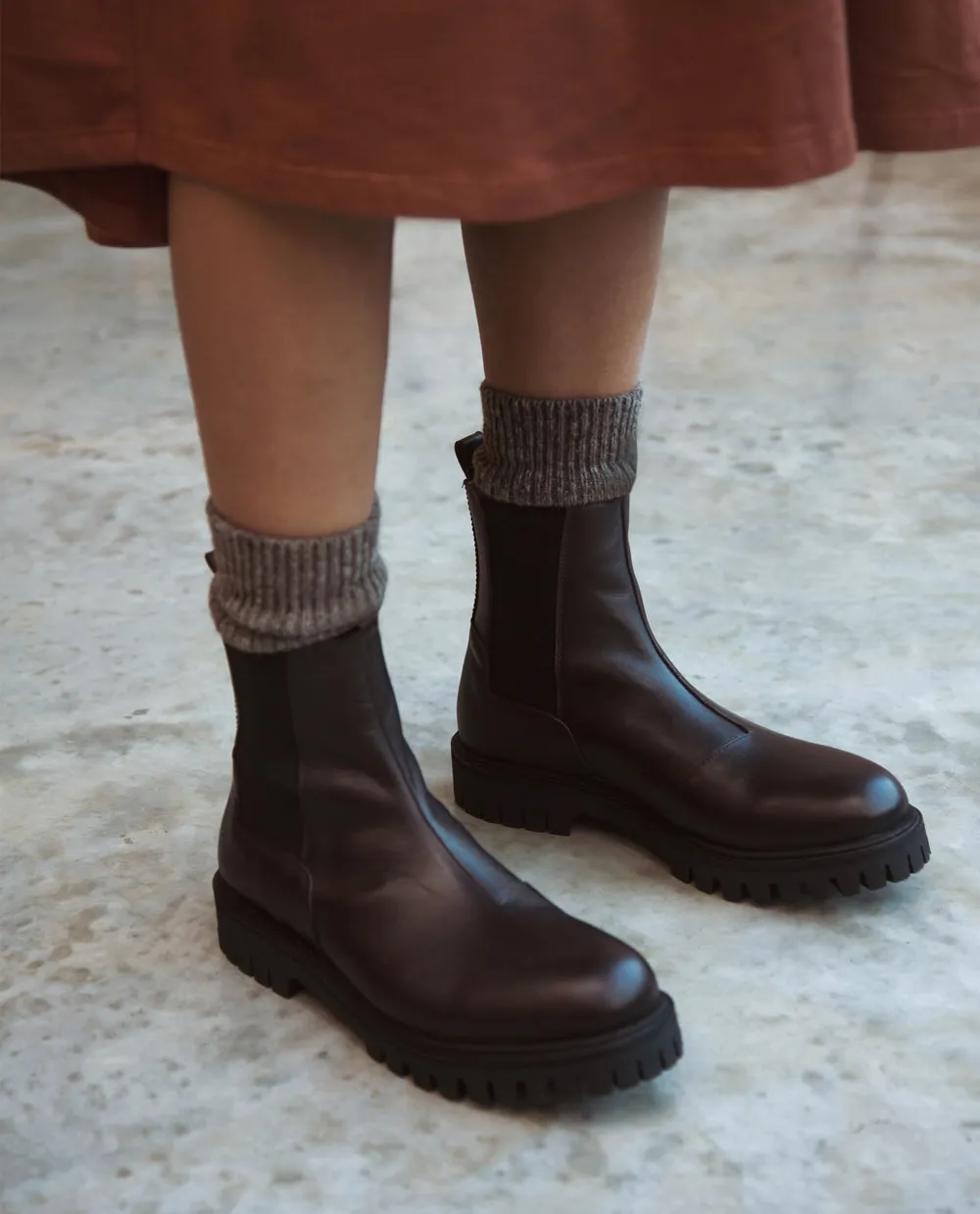 Milan Chelsea Boot In Brown