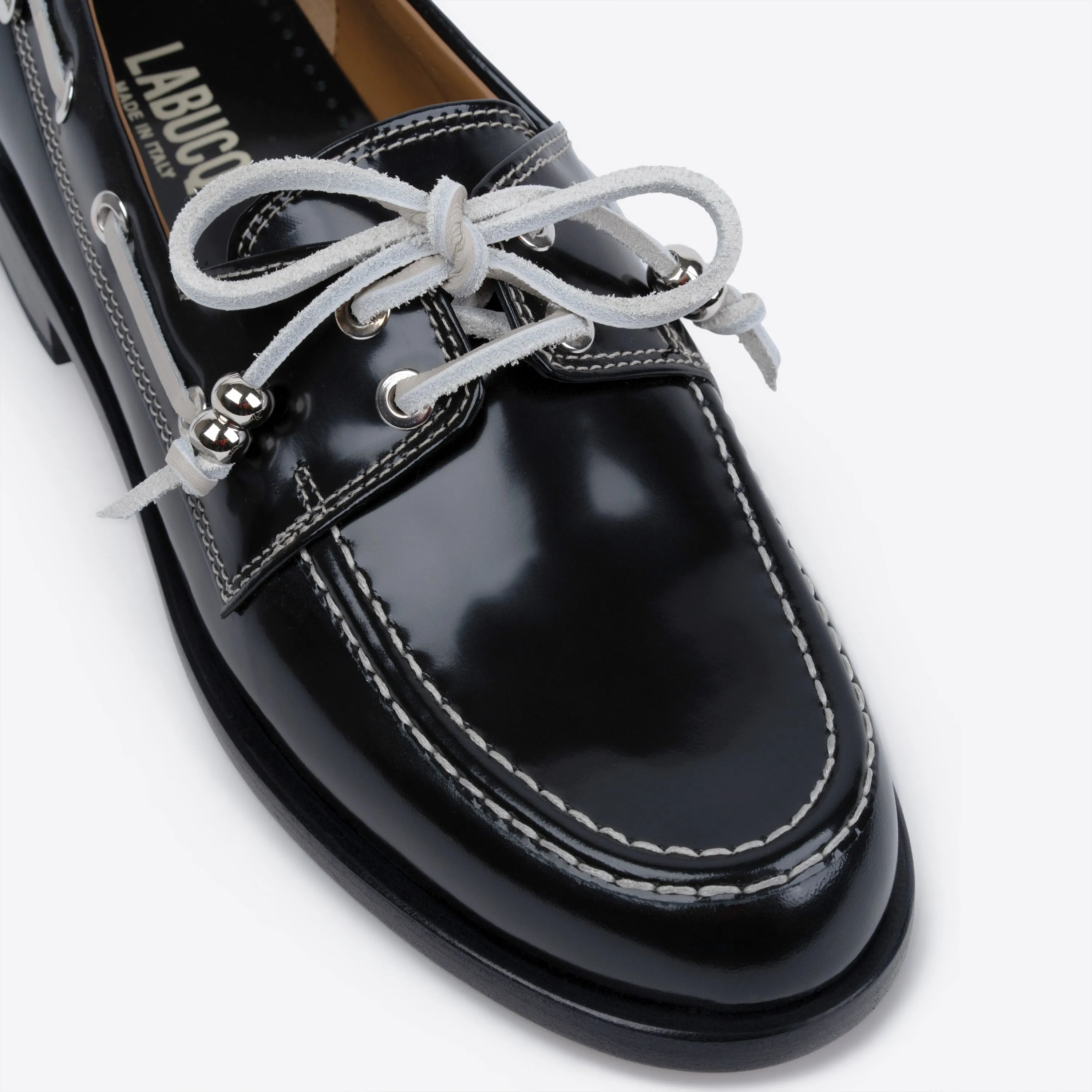 Nelson Boat Shoe Black