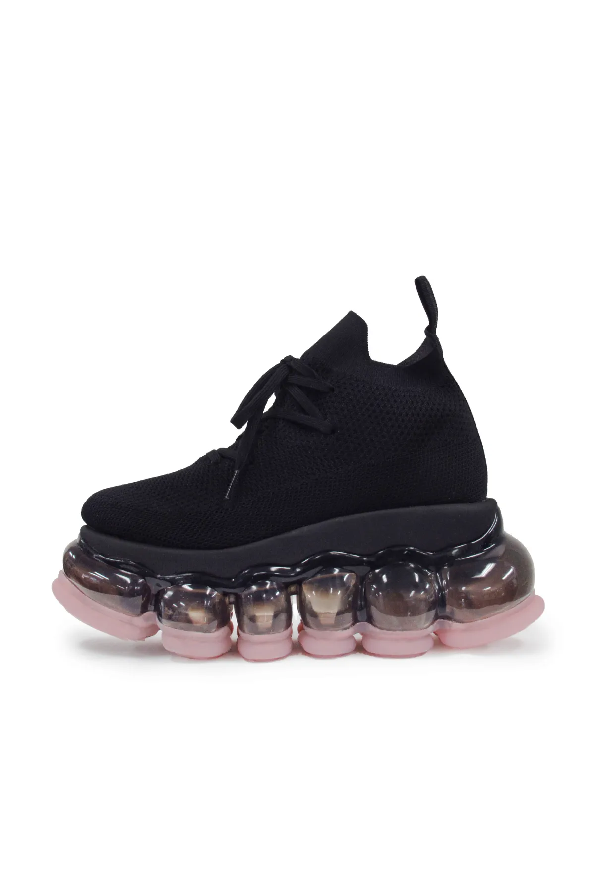 New "Jewelry" High Shoes / Pink Black