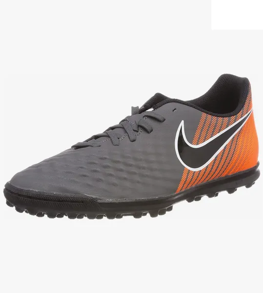 Nike boys' soccer shoe Obrax 2 Club TF AH7317 080 gray black orange