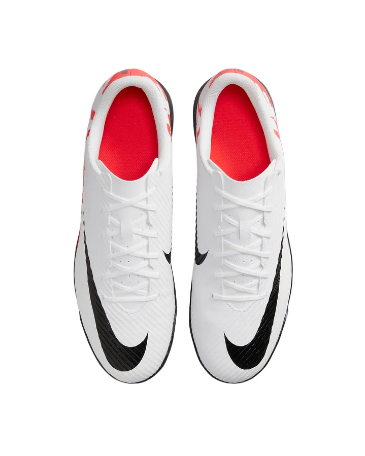 Nike men's soccer shoe Vapor 15 Club TF DJ5968-600 crimson-white-black