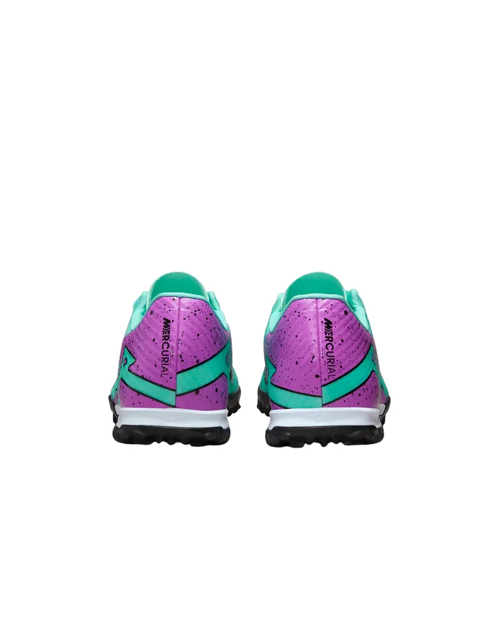 Nike men's soccer shoe Zoom Vapor 15 Academy TF DJ5635-300 turquoise fuchsia black