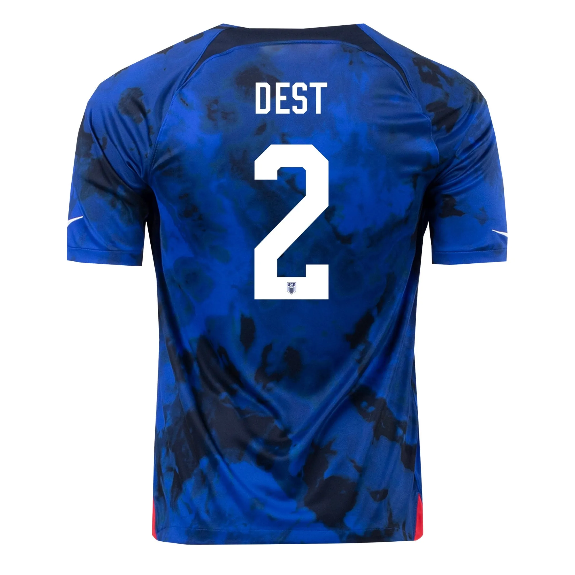 Nike Men's USA 2022/23 Away Jersey w/ Dest #2 Printing