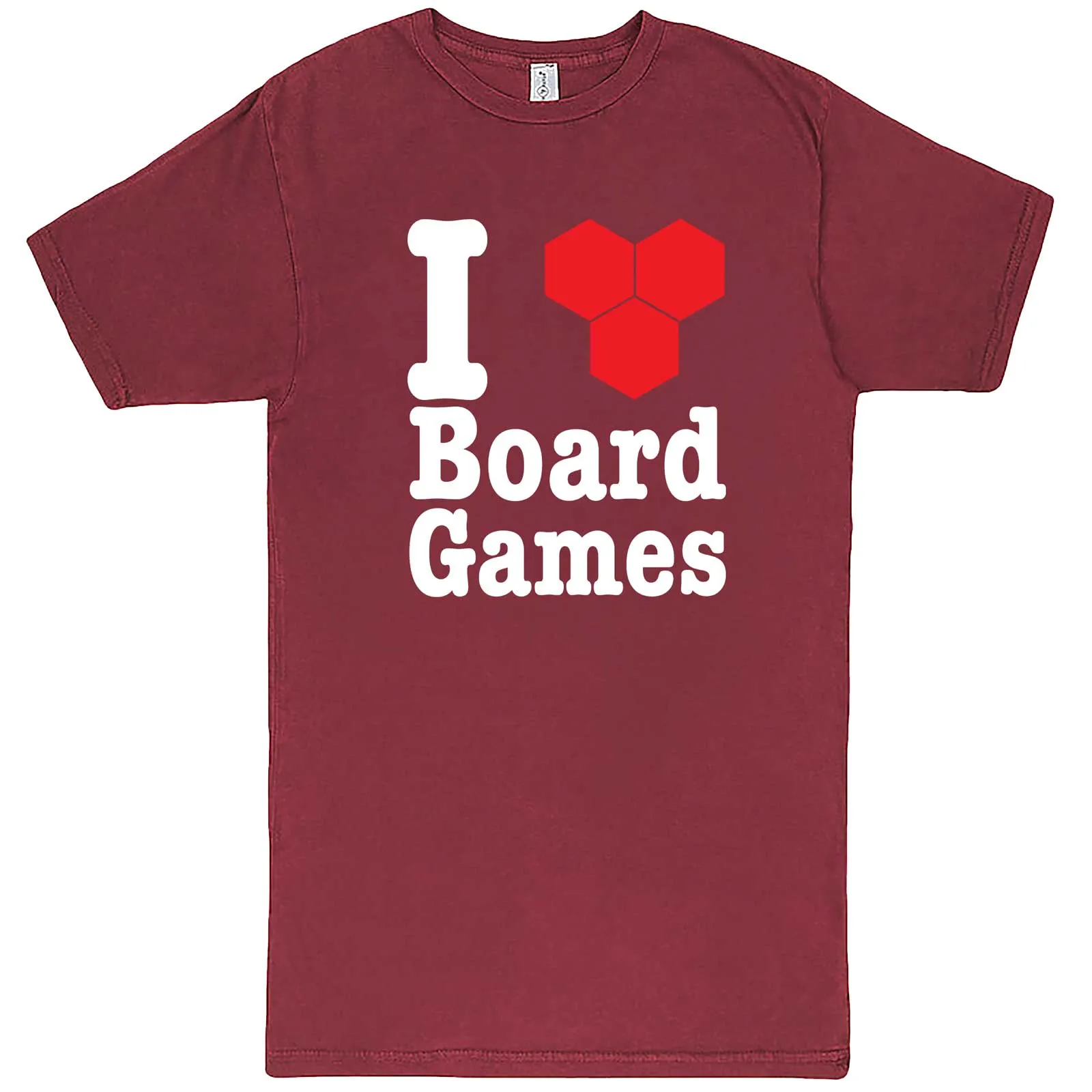 "I Love Board Games" men's t-shirt