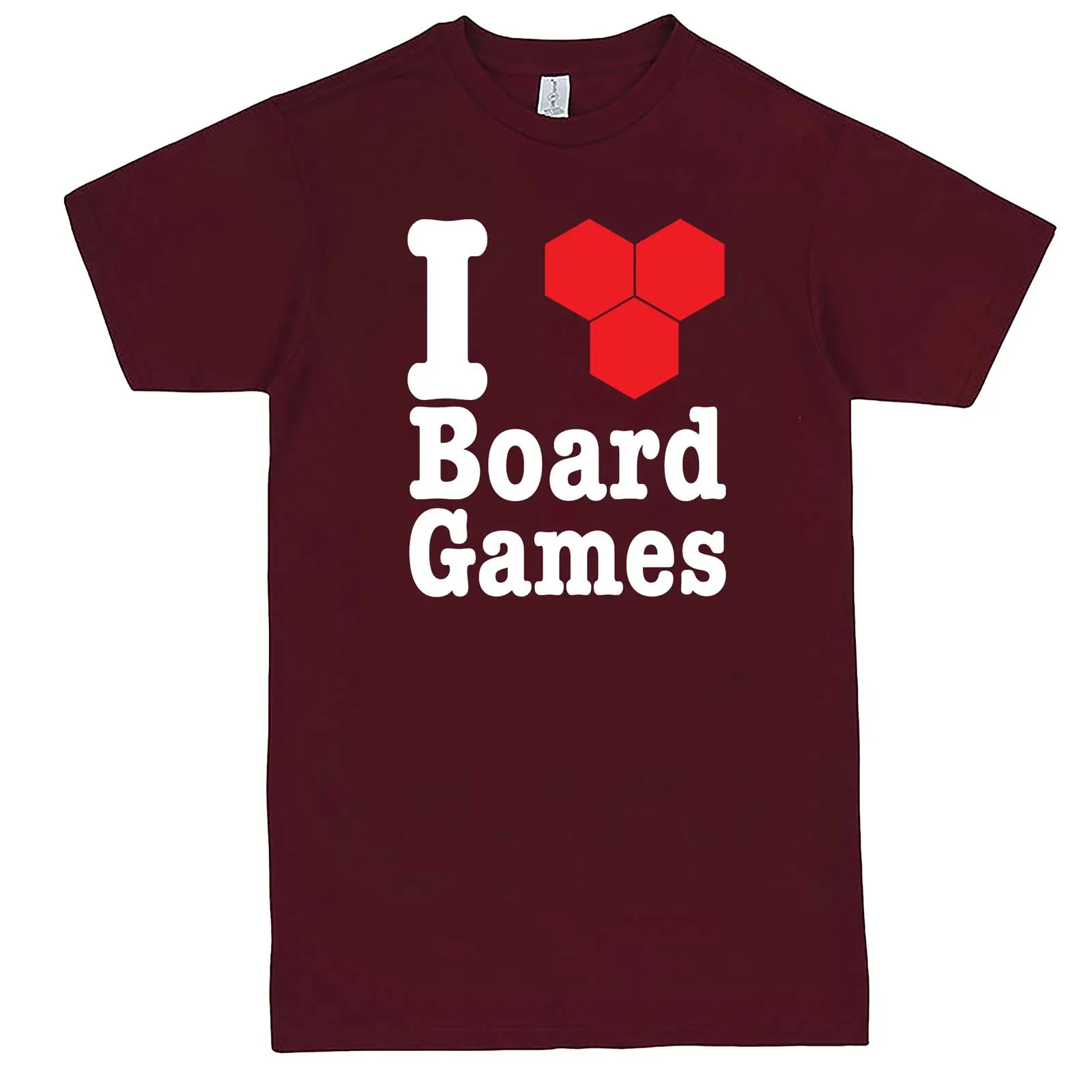 "I Love Board Games" men's t-shirt