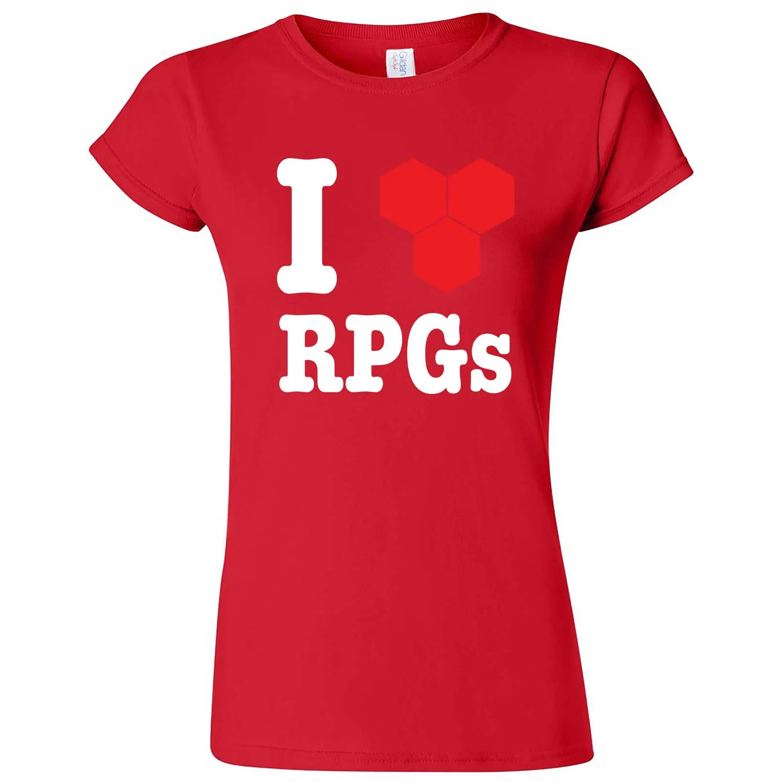 "I Love Role-Playing Games" women's t-shirt