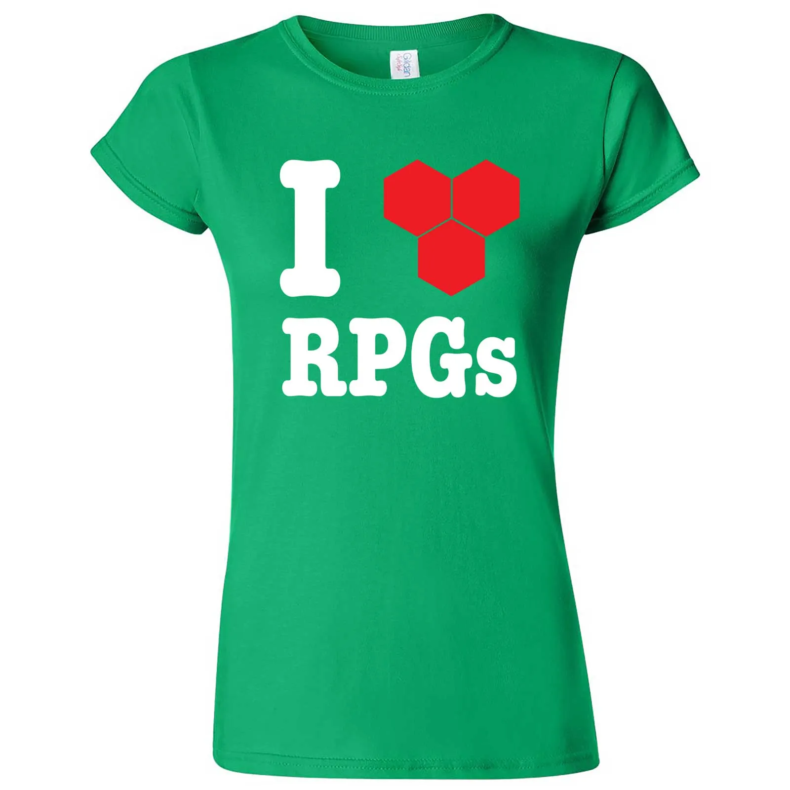 "I Love Role-Playing Games" women's t-shirt