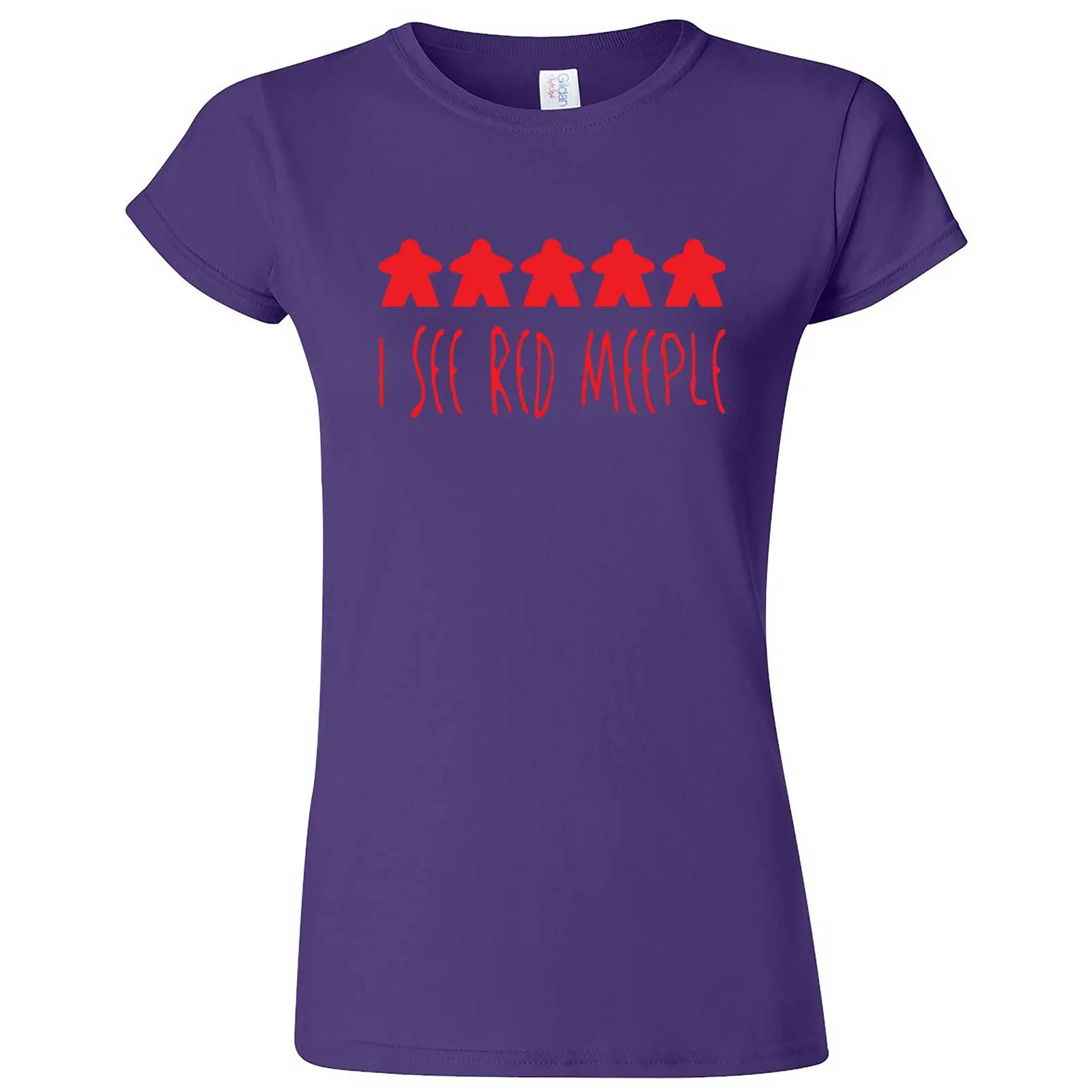 "I See Red Meeple" women's t-shirt