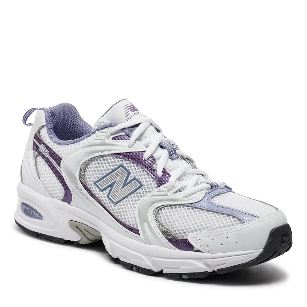 Scarpe Running NEW BALANCE Sneakers 530 in Tessuto Sintetico e Mesh colore White e Purple