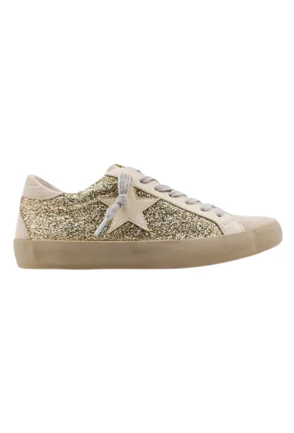 Shu Shop Paula Sneaker - Champagne Glitter