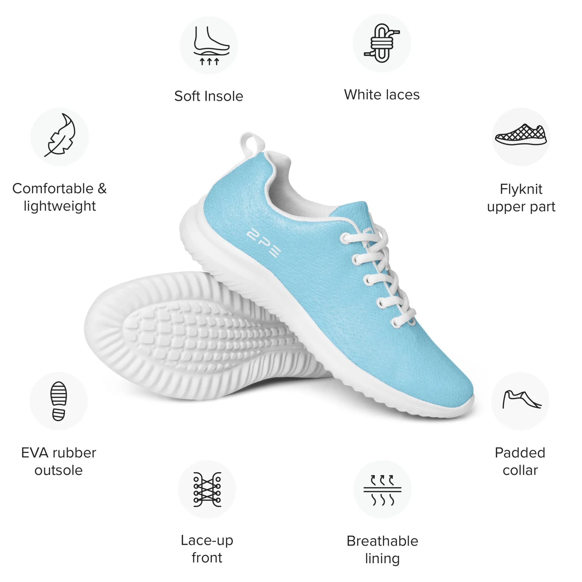 Sky-blue Walking Shoe