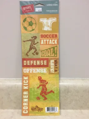 Soccer Cardstock Stickers