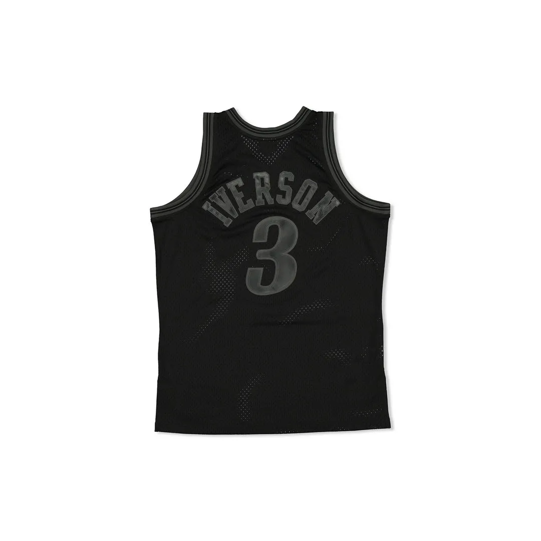 SWINGMAN JERSEY PHILADELPHIA 76ERS ALLEN IVERSION - BLACK TONAL