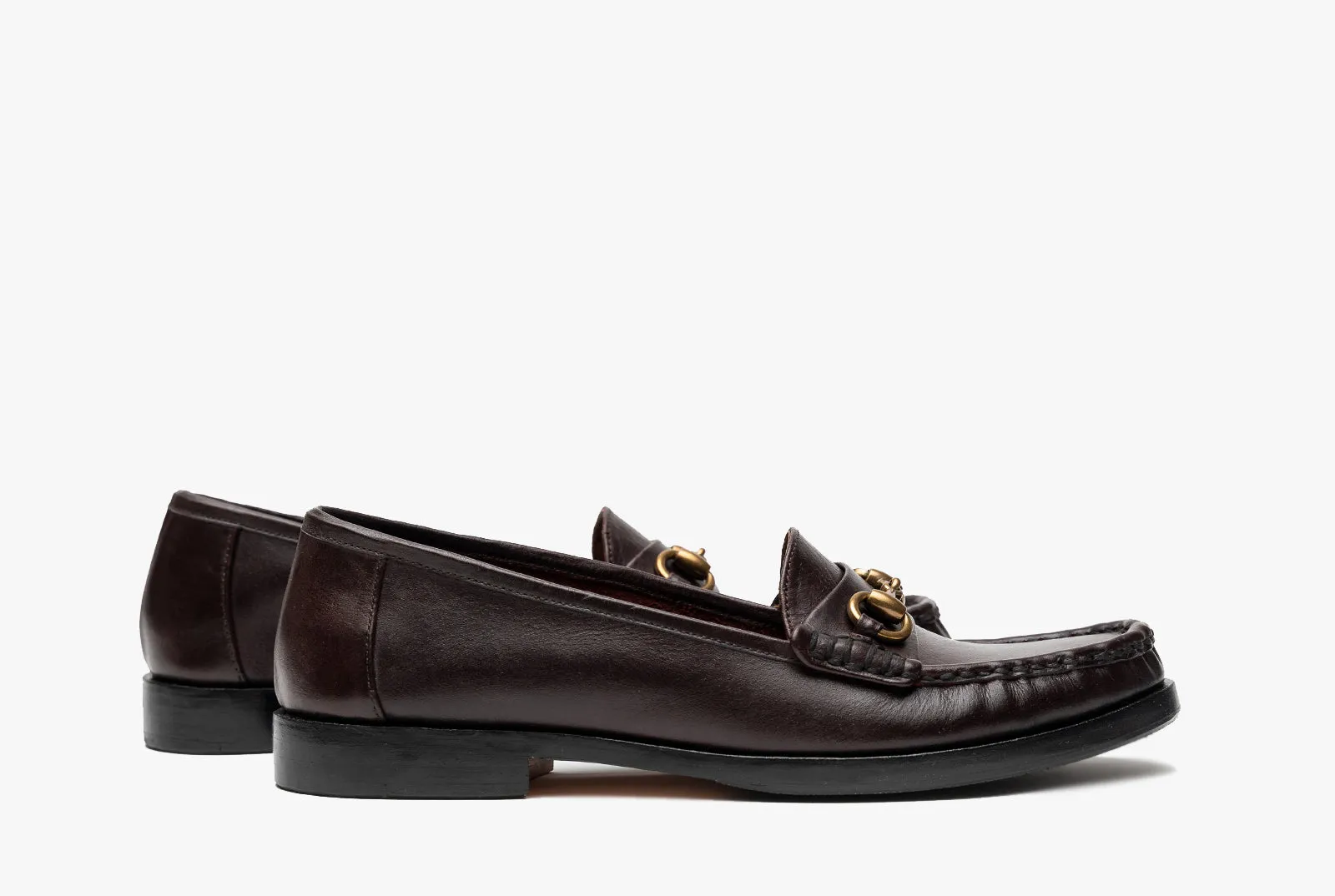 The Bonnie Horsebit Loafers - Oxblood Burgundy