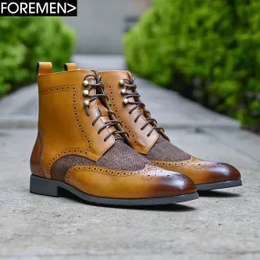 TONY BROWN | Brogue Boots