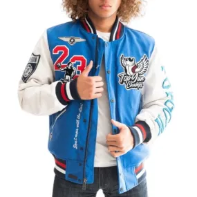 Top Gun Flying Legend Varsity Jacket (Blue/White) TGJ2337