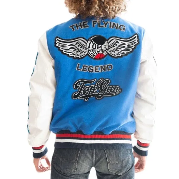 Top Gun Flying Legend Varsity Jacket (Blue/White) TGJ2337