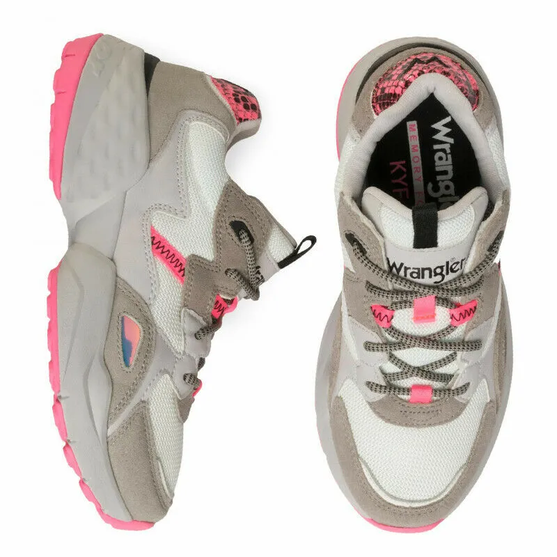 Wrangler - Art. ICONIC 90 SM WL01650A GREY/FUXIA-SNEAKER